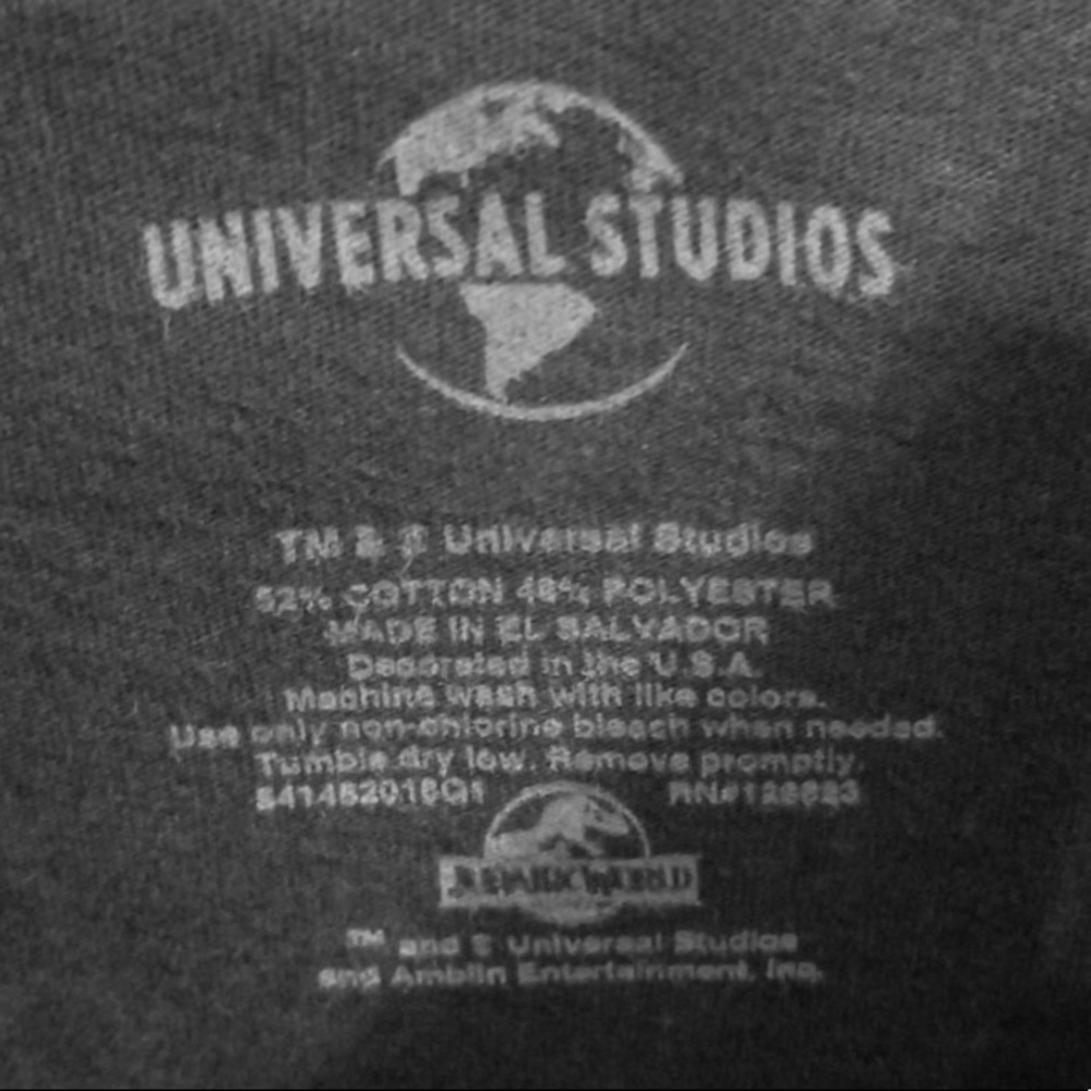 Jurassic World Universal Studios Ladies Tank Top Shirt Volcano Fire Logo Size S View 4